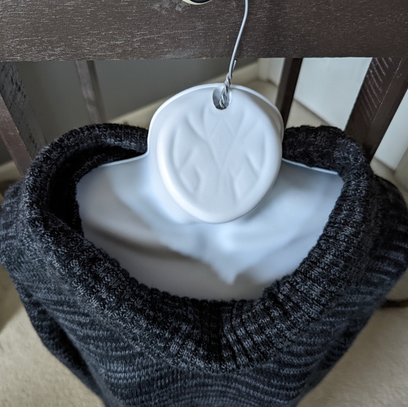 AB Studio Long Cowl Neck Gray Sweater Size XL - Picture 3 of 10